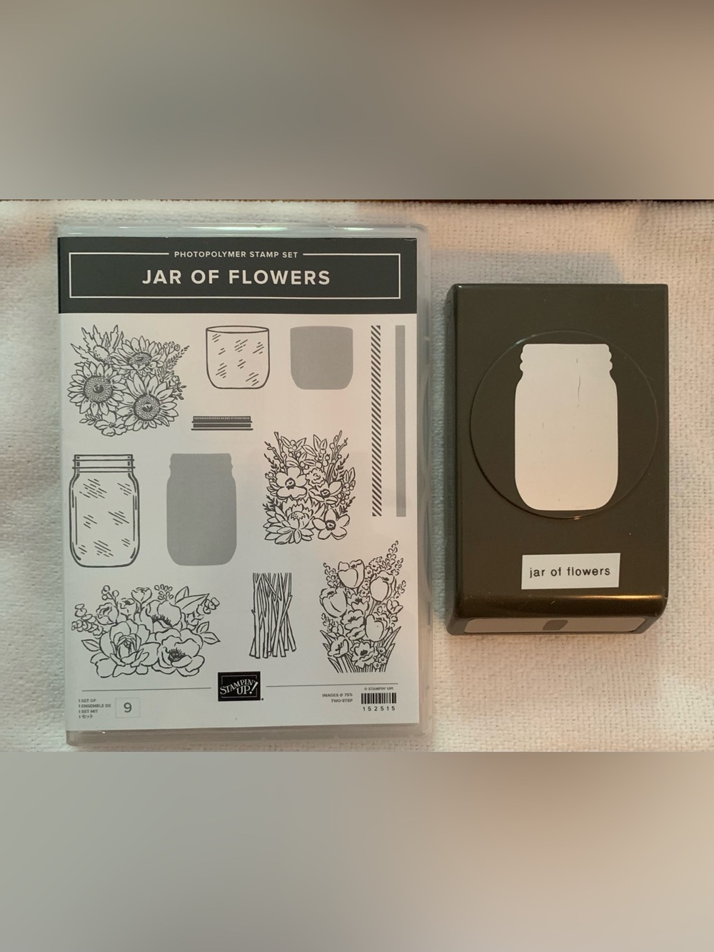 Stampin' Up! Jar of Flowers Stamp Set & Mason Jar Punch Bundle 🌺